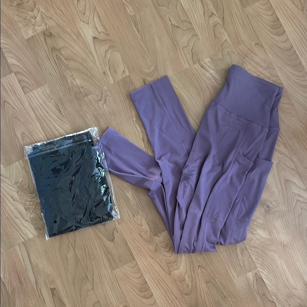Purple/ black Women's leggings